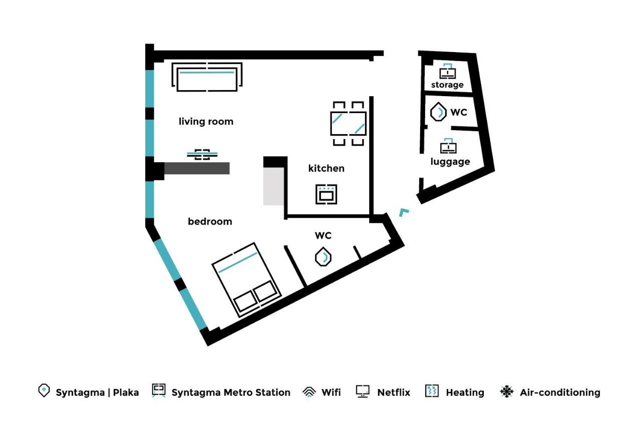 Luxury Apartments In Plaka By Upstreet Αθήνα Δωμάτιο φωτογραφία